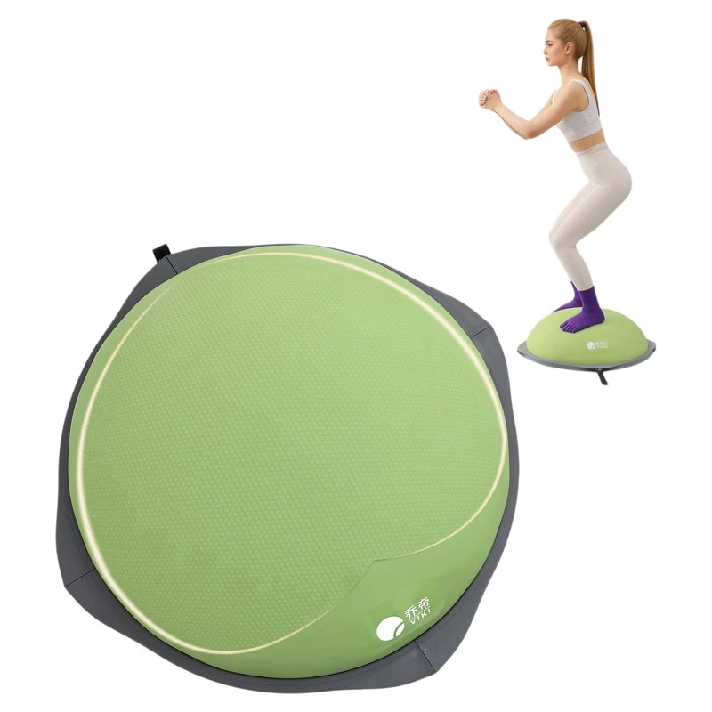 workout equipment for home, balancing ball,half ball balance trainer,core training equipment, 27.5 inch Yoga Exercise Ball for H