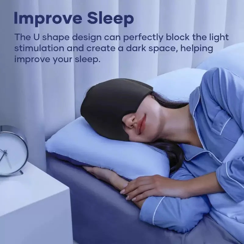 Migraine & Headache Relief Hat - Reusable Cooling Therapy for Stress & Puffiness, Holiday Gift for Mom/Dad/Friends