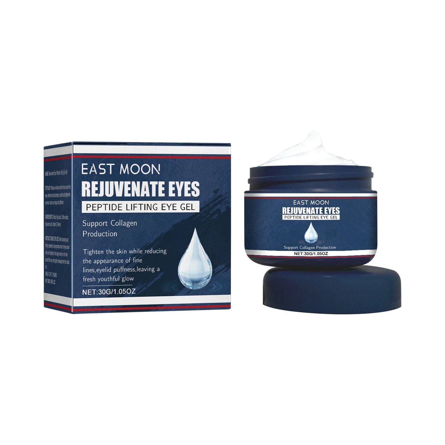 East Moon Peptide Eye Cream Rejuvenating Moisturizing Anti Aging Brightening