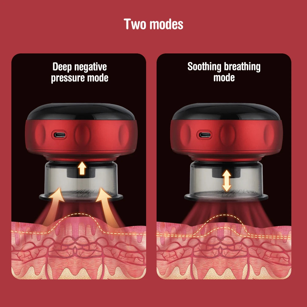 Moajaza Electric Vacuum Cupping Massager For Body Therapy