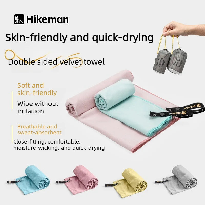 Ultra Absorbent Quick Dry Microfiber Towel Lightweight Portable Sports Towel for Gym Hiking Swimming Camping Travel Yoga