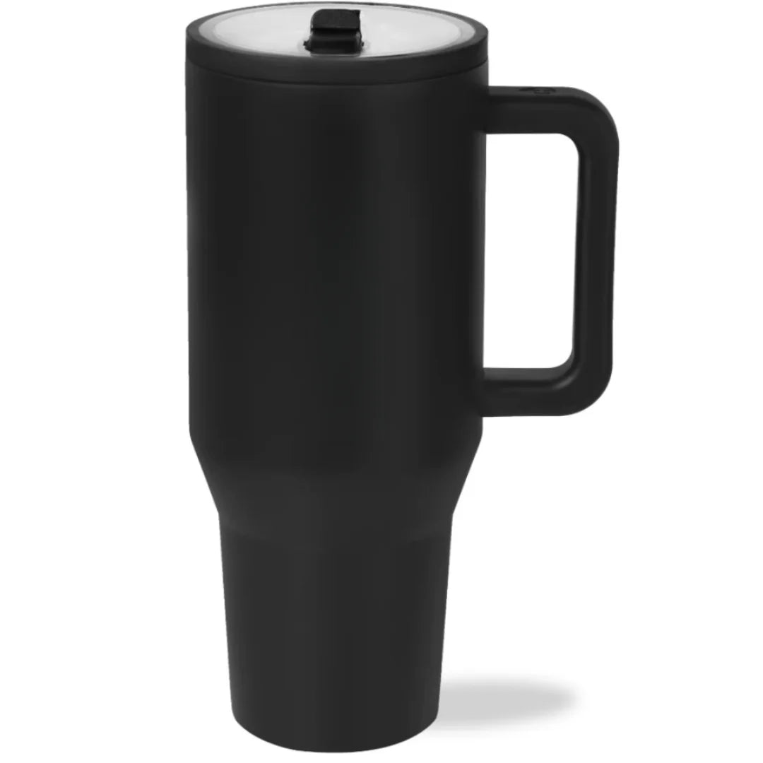 40oz Traveler for both men and women Bottle Steel Insulated Tumbler with Handle Flip Straw Perfect for Travel Outdoor Daily Use