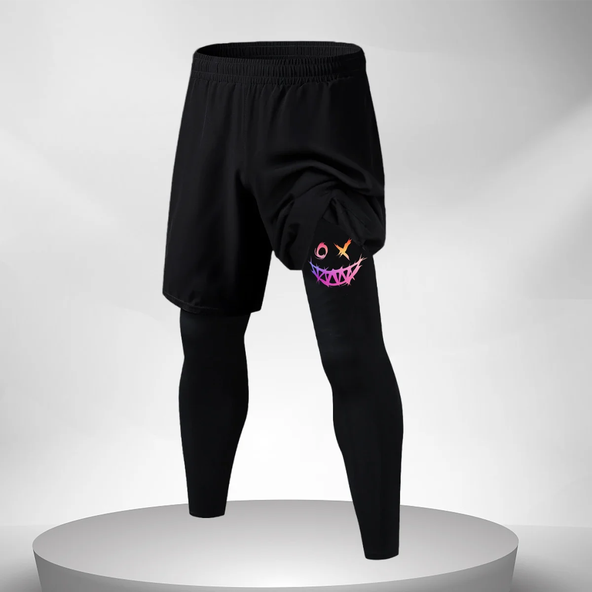 Fitness Training Pants Men's Running Compression Pants Quick Dry Gym Workout Leggings Male Sport Bottom