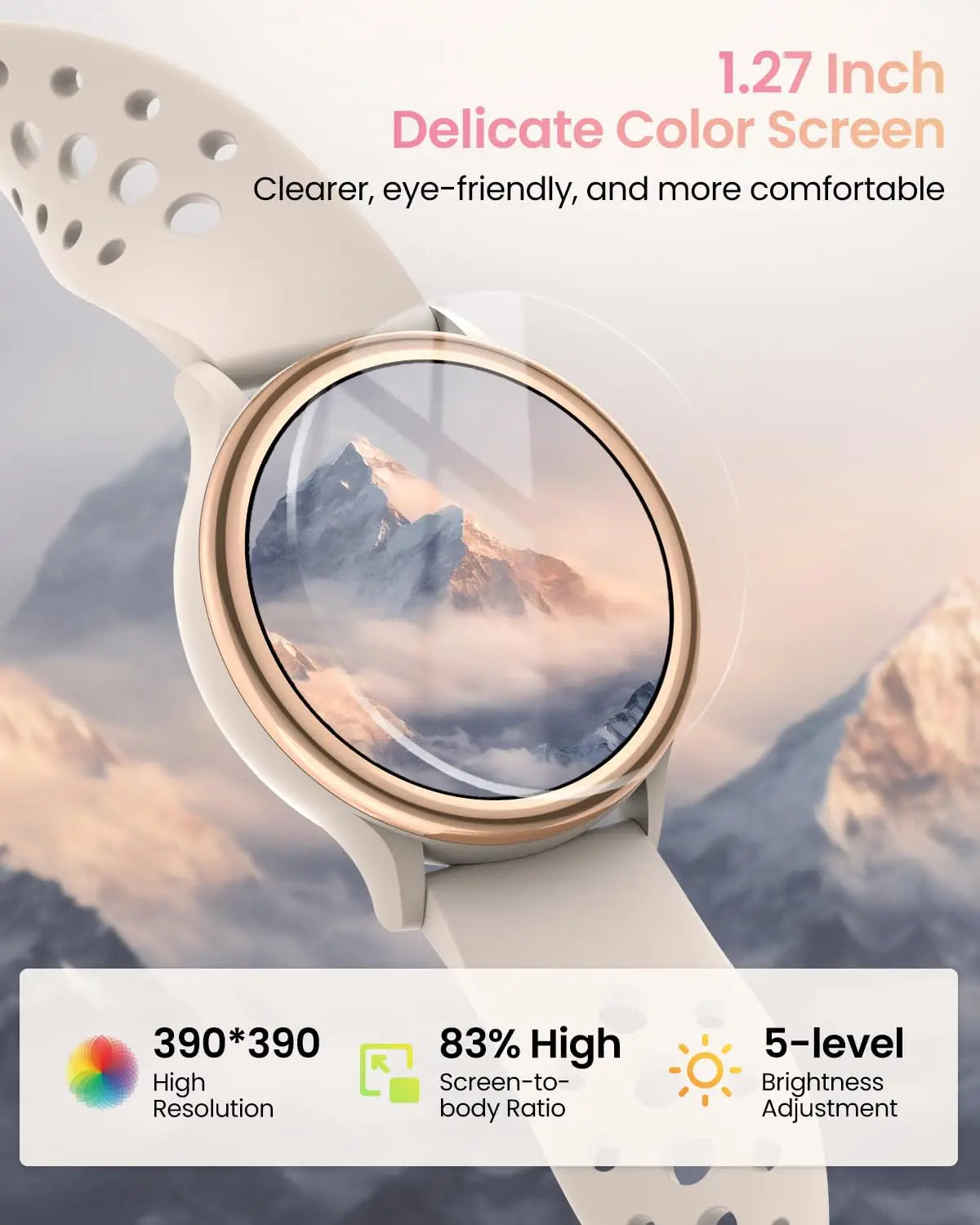 AnyloopCa Smart Watch For Women With 400 Watch Faces