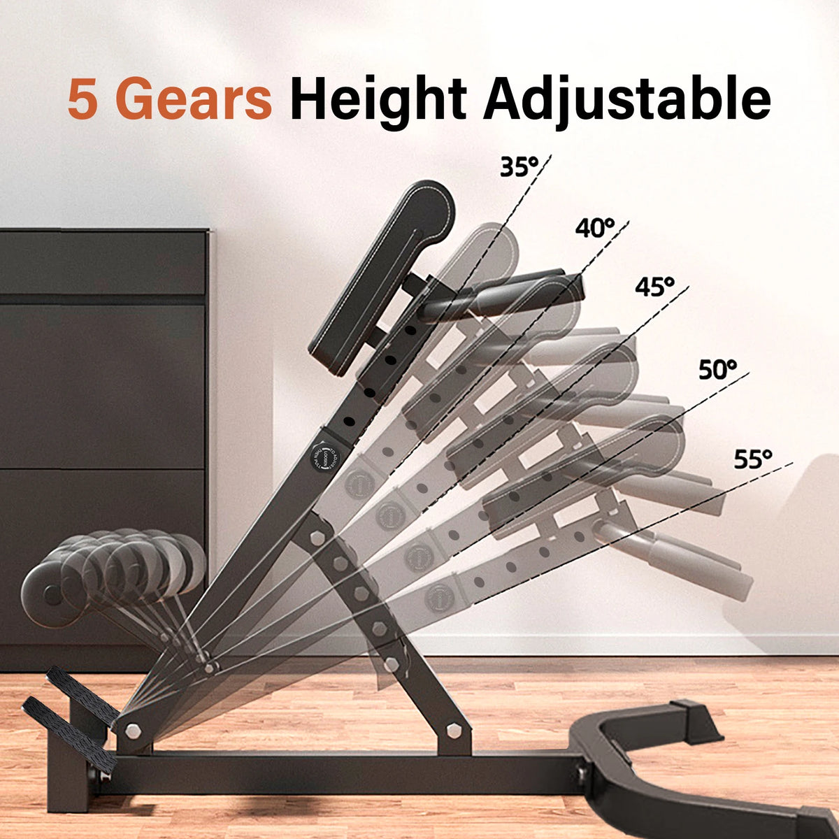 Adjustable Folding Roman Chair For Back Extension Training