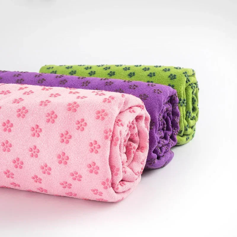 NONECN Non Slip Hot Yoga Towel For Pilates Mat Sweat Absorbent