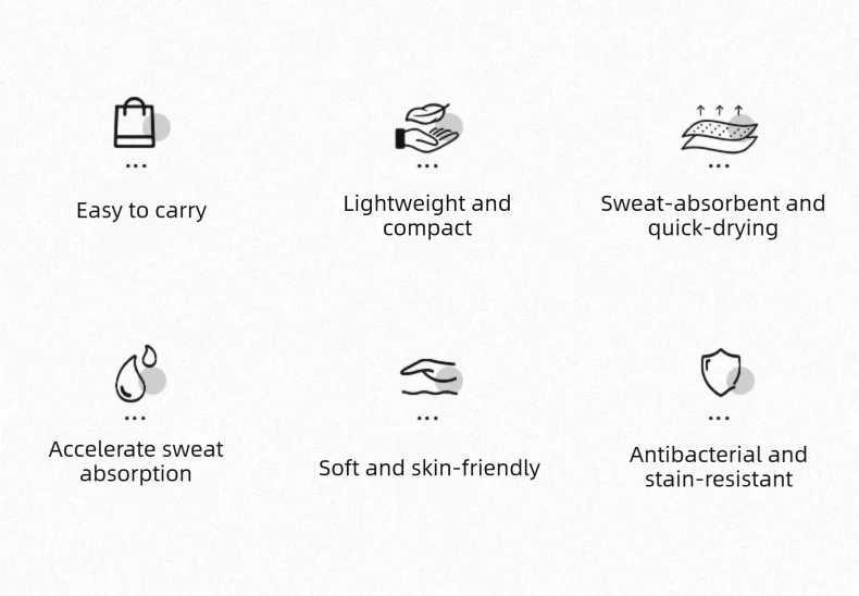 Ultra Absorbent Quick Dry Microfiber Towel Lightweight Portable Sports Towel for Gym Hiking Swimming Camping Travel Yoga