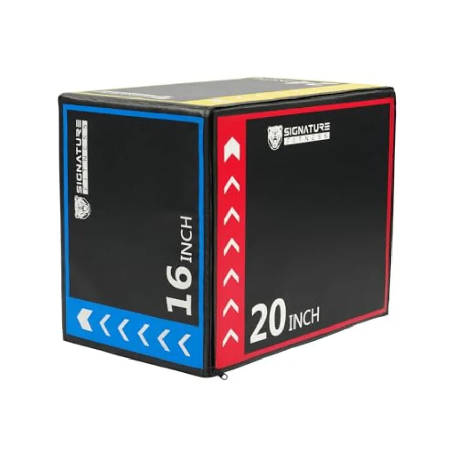 Home gym plyometric training foam plyo box jump box: anti-slip durable lightweight 350lb capacity multiple colors