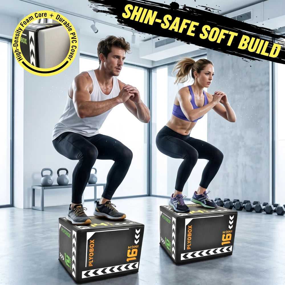 Soft Foam Plyometric Jump Box For Home Gym Training