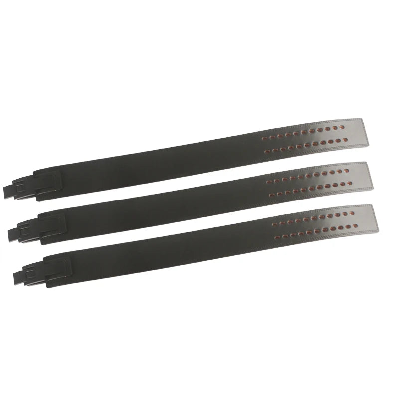 13mm Thick Weightlifting Belt,Double Row Holes Powerlifting Belt,Bodybuilding Back Protector and Lumbar Support,Gym Belts