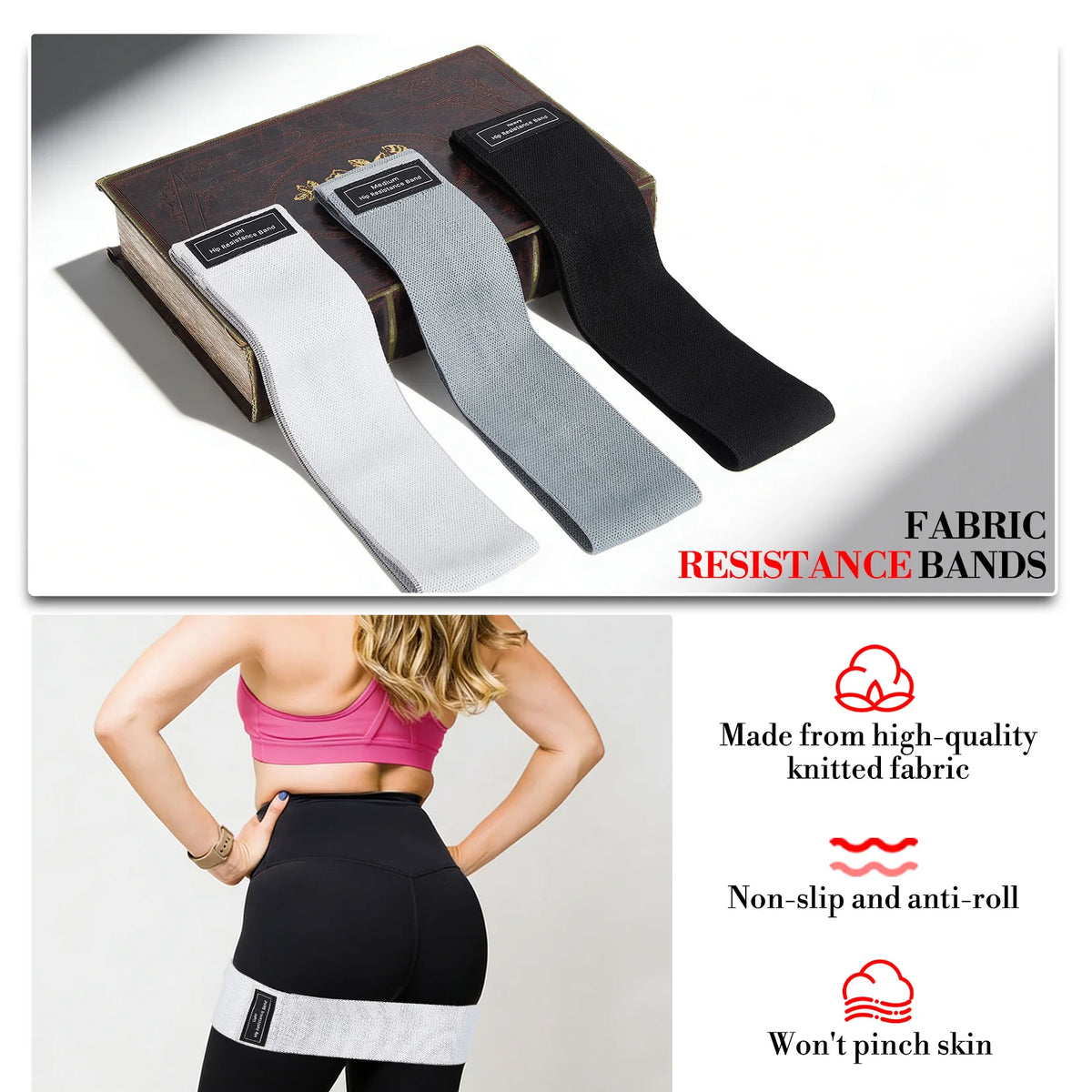 Pilates Training Set With Ring Exercise Ball And Resistance Bands