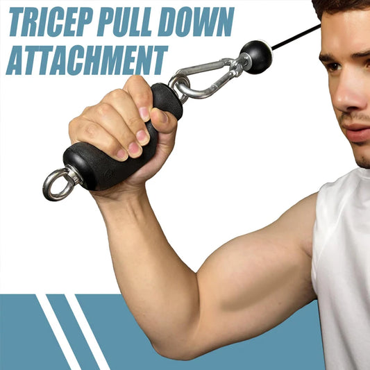 LAT Tricep Rope Pull Down Attachment,Exercise Handles for Home Gym Workout