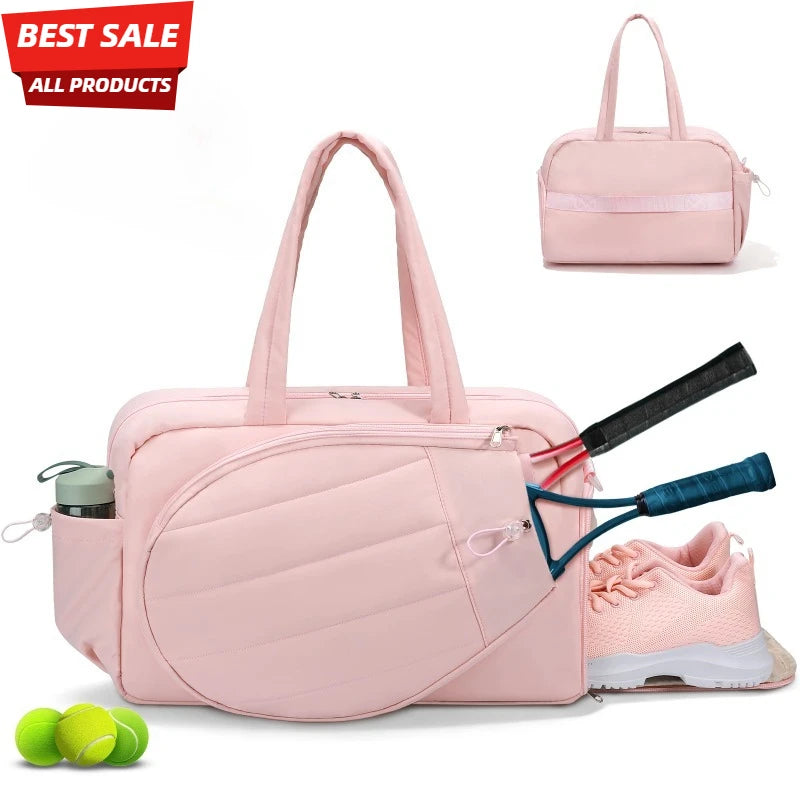 Tennis Gym Bag for Women Tennis Backpack Holds 2 Rackets with Shoe Compartment Gym Backpacks for Work Gym Bag for Women