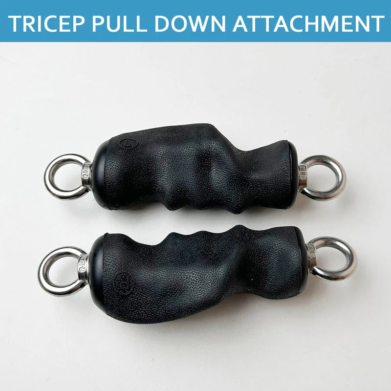 LAT Tricep Rope Pull Down Attachment,Exercise Handles for Home Gym Workout