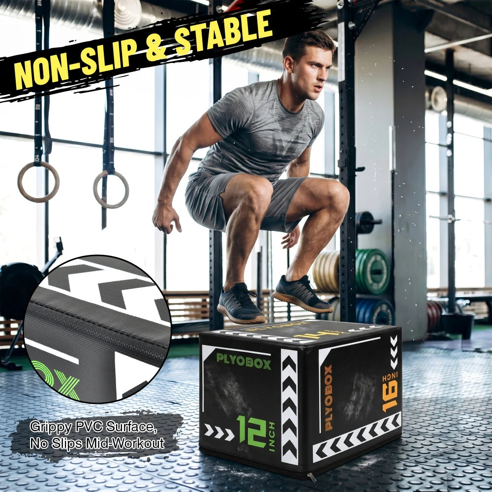 Soft Foam Plyometric Jump Box For Home Gym Training