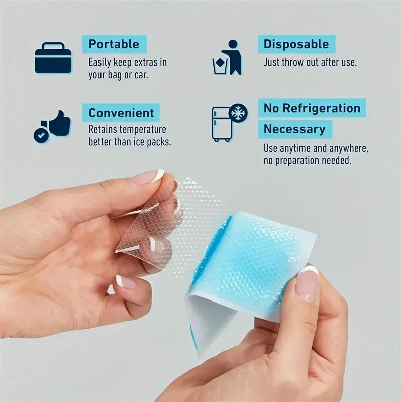 Ice Cool Patch Cold Compress For Heatstroke Prevention Antipyretic
