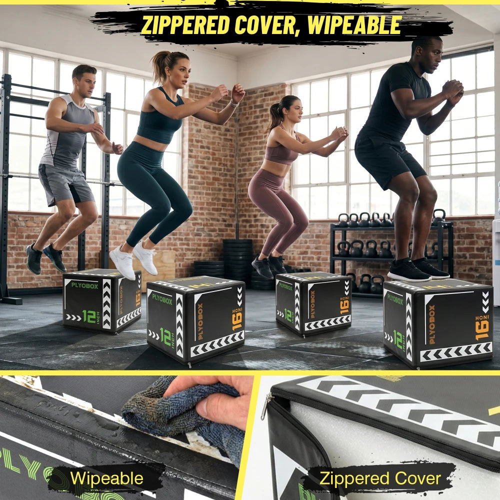 Soft Foam Plyometric Jump Box For Home Gym Training