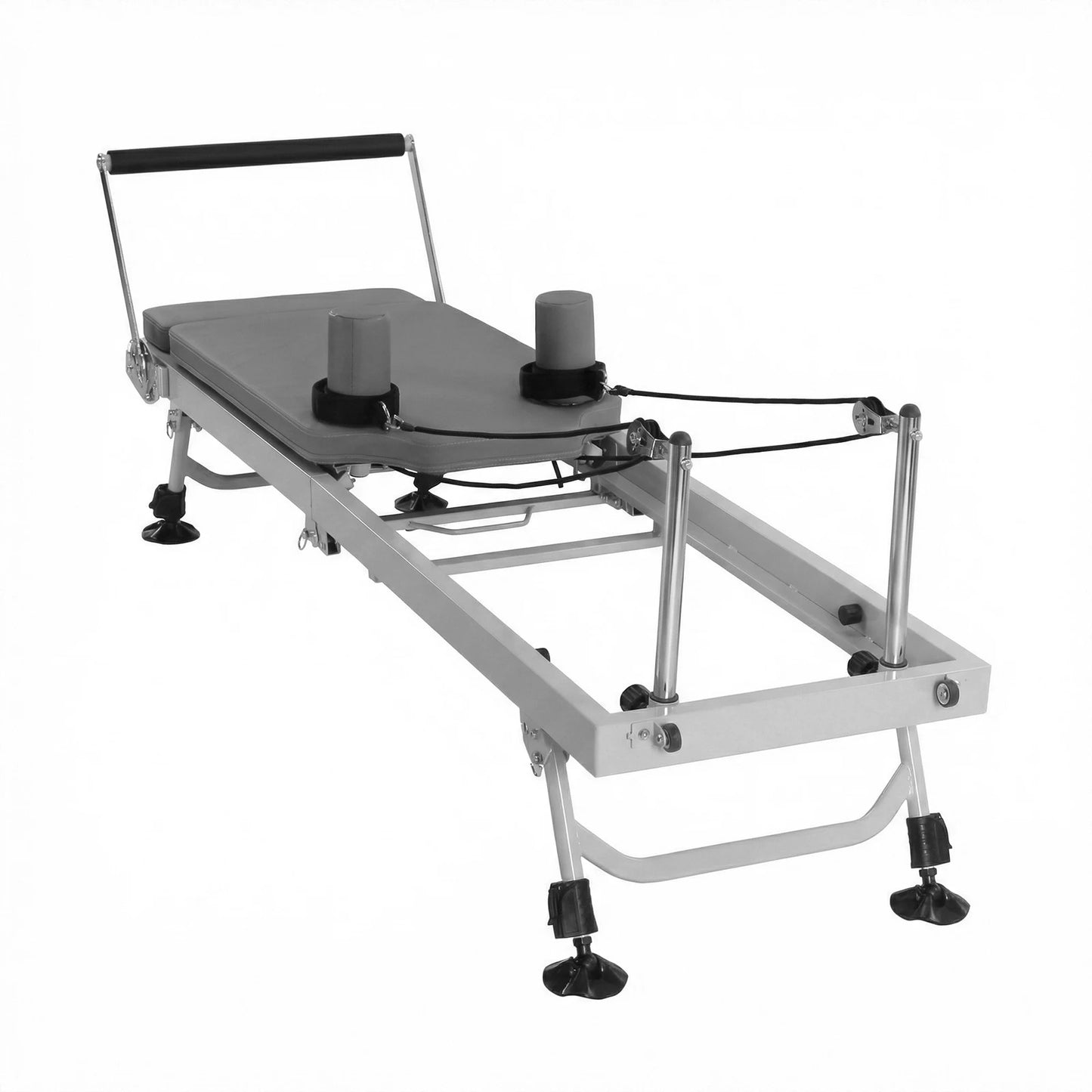 78 In Smooth Glide Carriage Reformer with Springs Resistance Portable Pilates Machine 300 LBS Capacity Suitable for All Levels