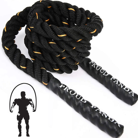 2LB/3LB/5LB Heavy Jump Rope for Fitness, Weighted Skipping Rope for Total Body Workout, Strength Training