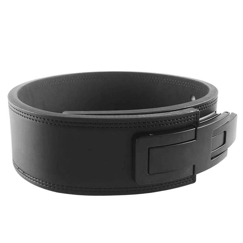 13mm Thick Weightlifting Belt,Double Row Holes Powerlifting Belt,Bodybuilding Back Protector and Lumbar Support,Gym Belts