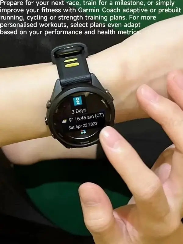 Garmin Forerunner 265 GPS Running Smartwatch – Multi‑Band GPS, Wrist Heart Rate & SpO2,, Advanced Training Status, Body Battery, Sleep Monitor, Waterproof Fitness Tracker for Men Women