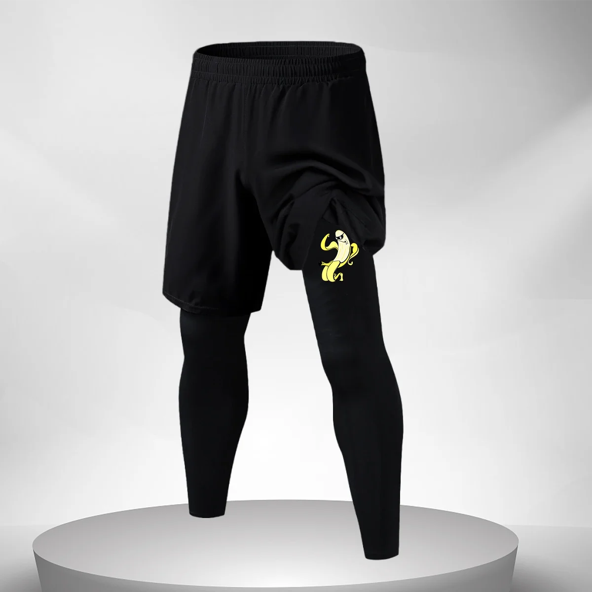 Fitness Training Pants Men's Running Compression Pants Quick Dry Gym Workout Leggings Male Sport Bottom