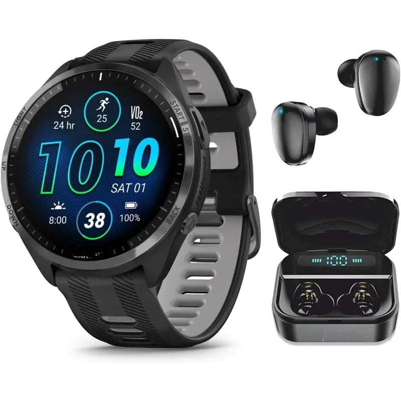 Best.Garmin Forerunner 965 Premium GPS Running and Triathlon 47mm Smartwatch with AMOLED Touchscreen Display