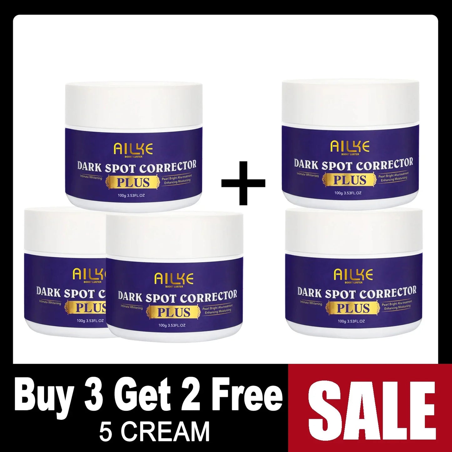 AILKE Glutathione Whitening Face Cream For All Skin Types