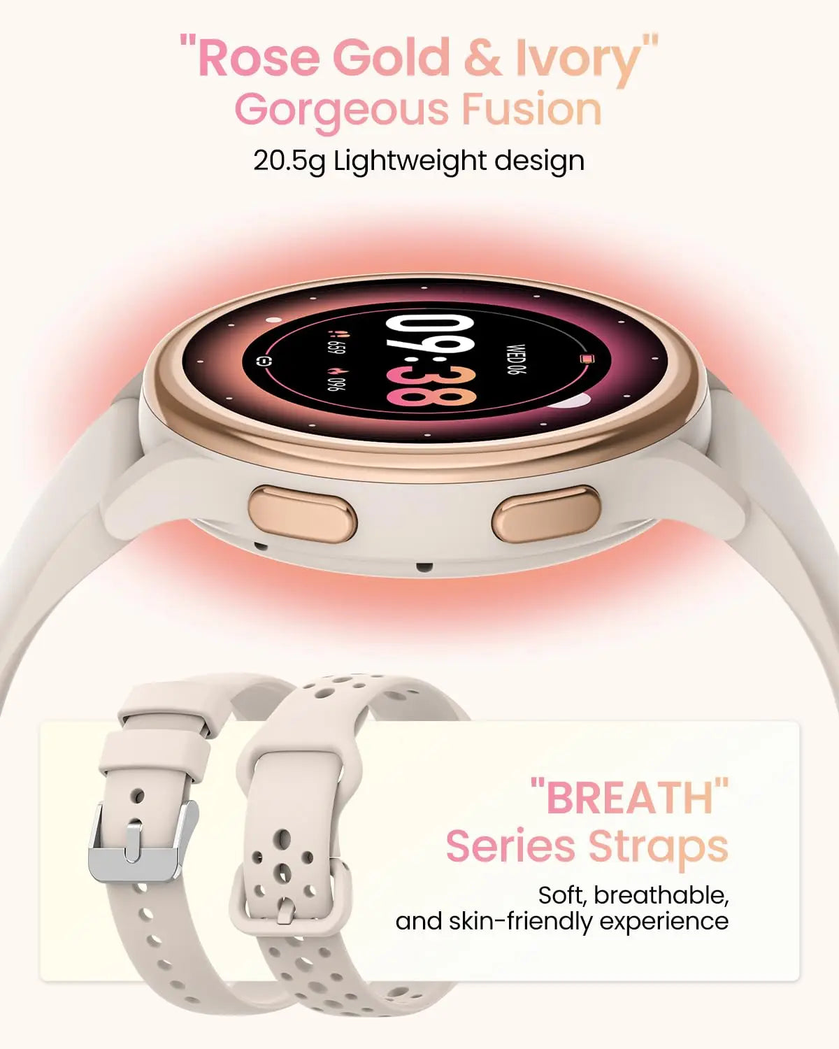 AnyloopCa Smart Watch For Women With 400 Watch Faces