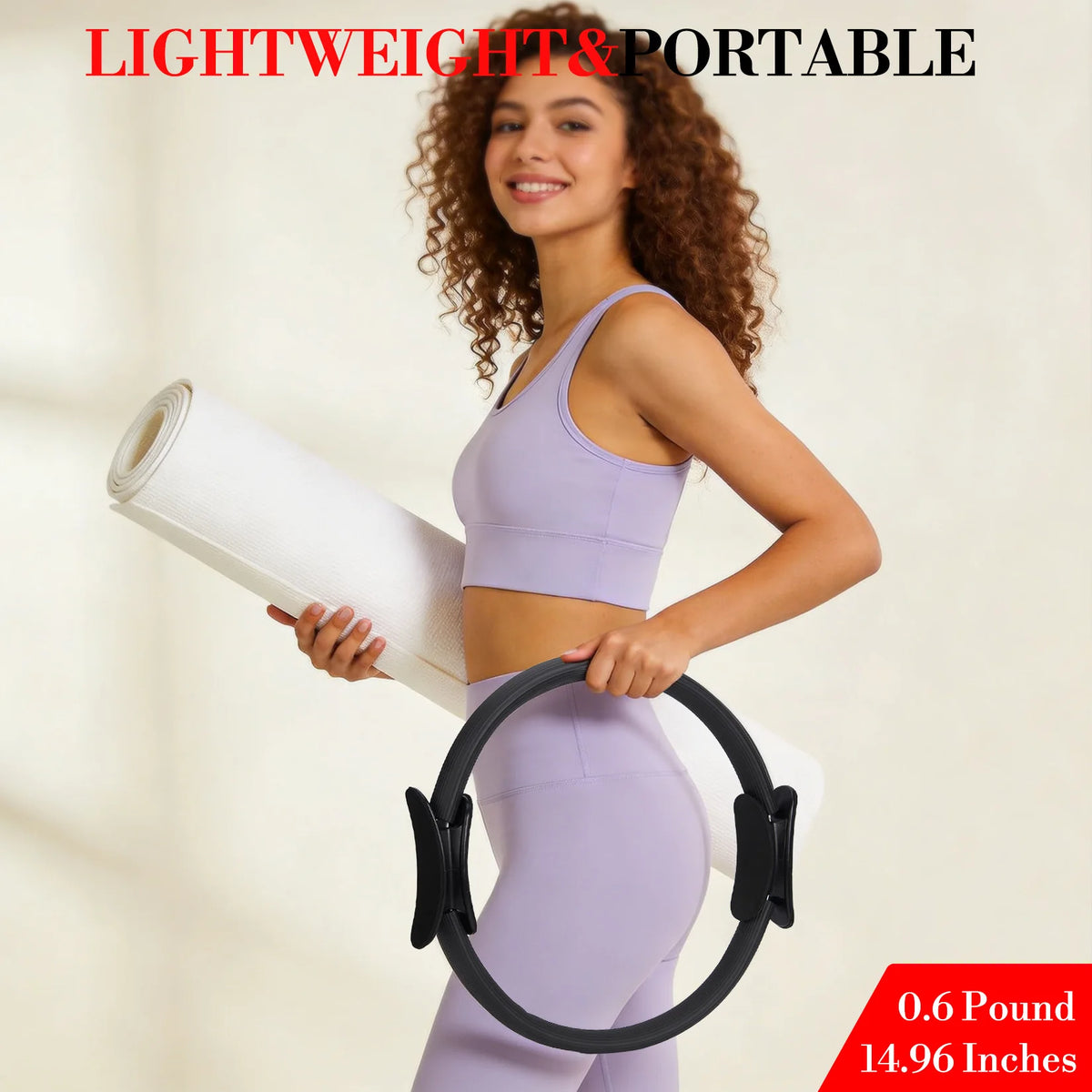 Pilates Training Set With Ring Exercise Ball And Resistance Bands