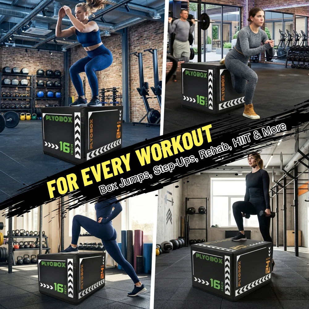 Soft Foam Plyometric Jump Box For Home Gym Training