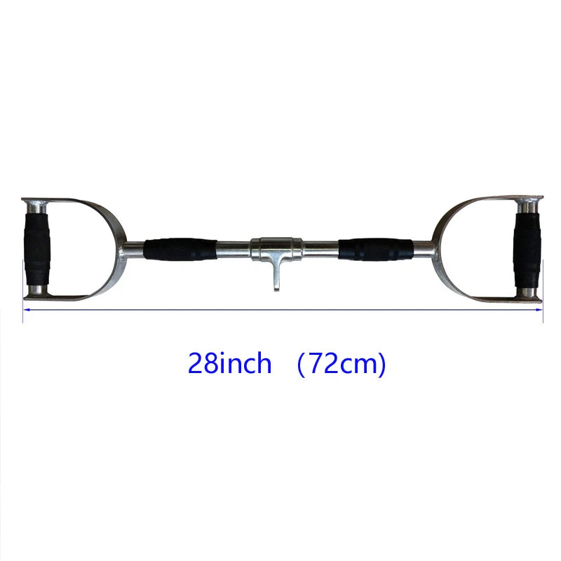 Non-slip Handle for Home Gym Tricep Training  Cable Machine Lat Pulldown Attachments Wide Grip Bar