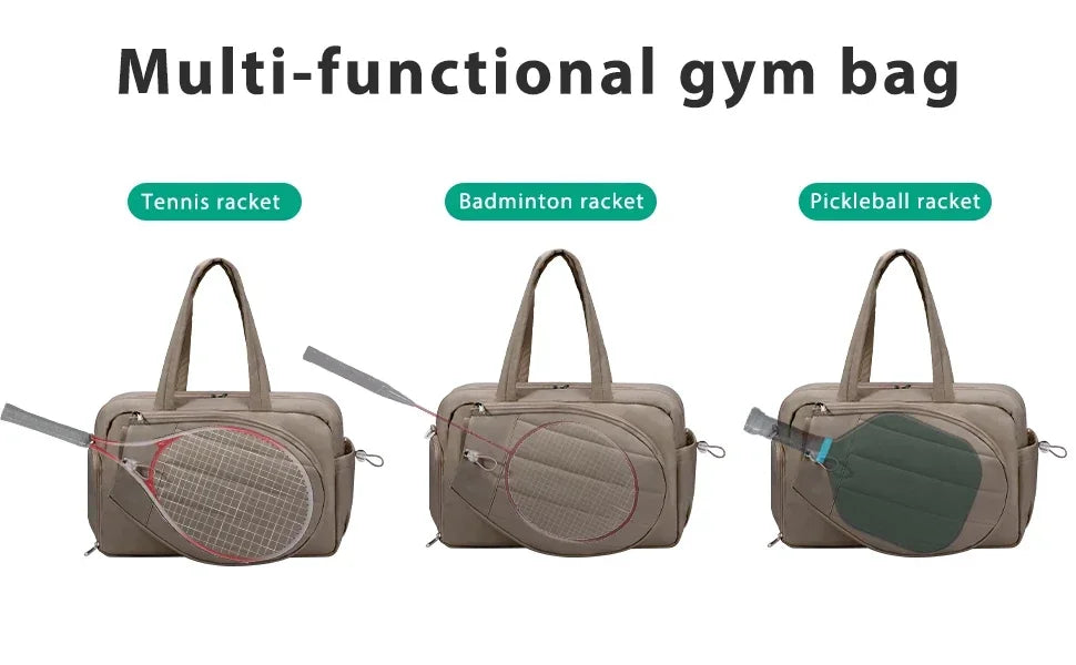 Tennis Gym Bag for Women Tennis Backpack Holds 2 Rackets with Shoe Compartment Gym Backpacks for Work Gym Bag for Women