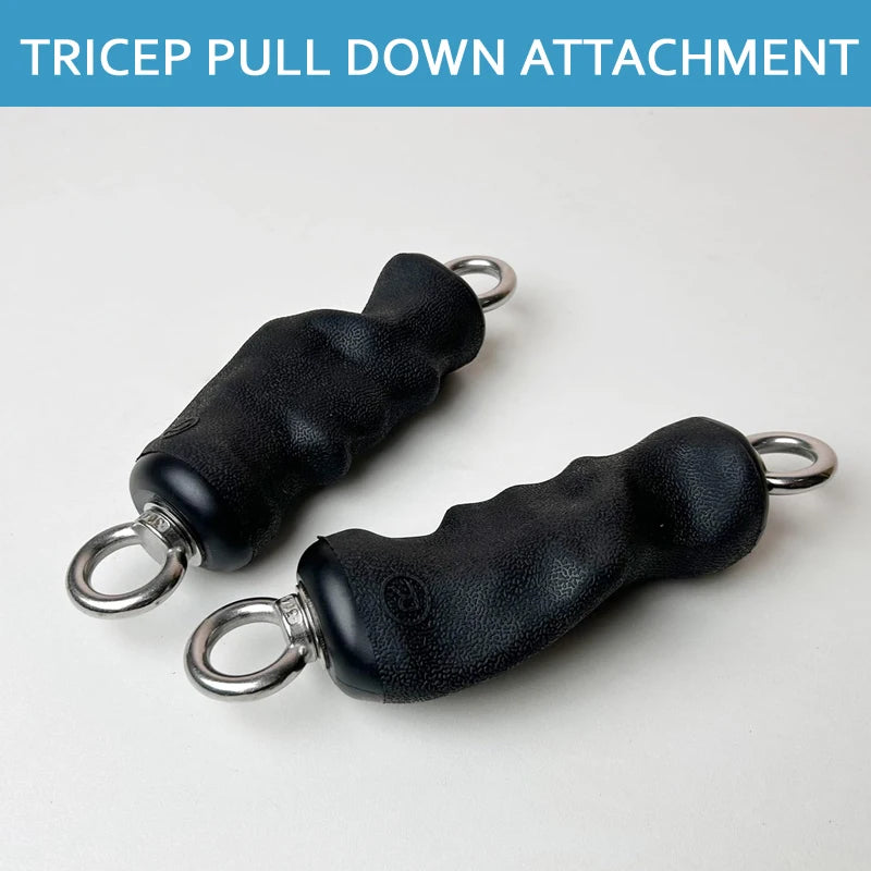LAT Tricep Rope Pull Down Attachment,Exercise Handles for Home Gym Workout