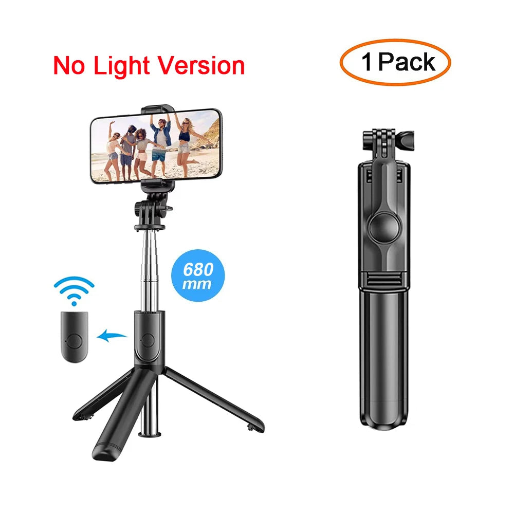 New Wireless Bluetooth Selfie Stick Tripod with Remote Extendable Tripod with Detachable for iPhone Android Smartphone