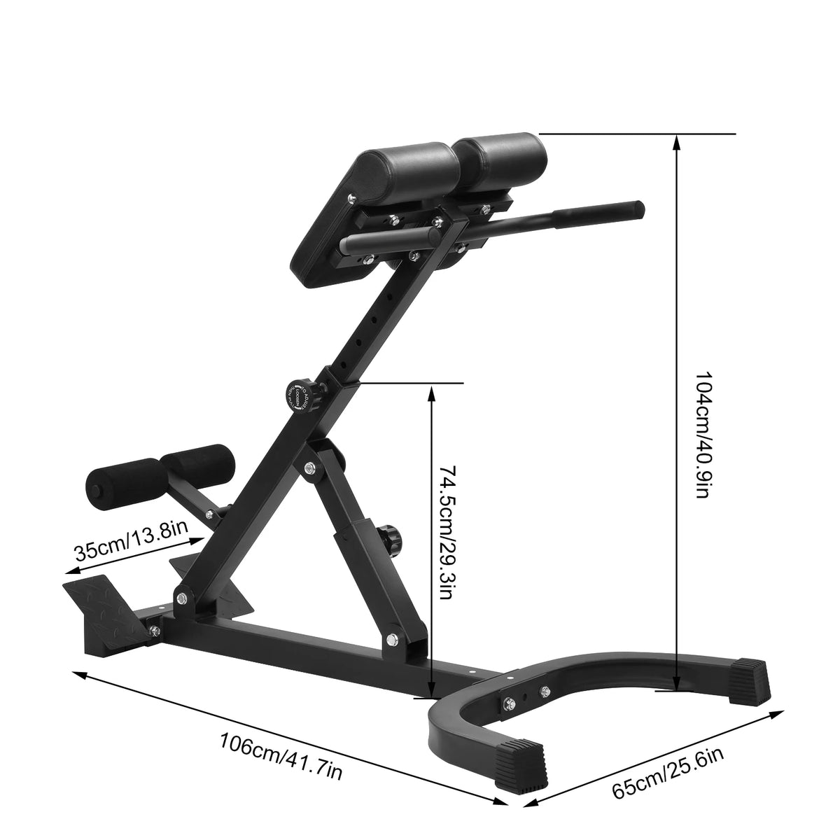 Adjustable Folding Roman Chair For Back Extension Training