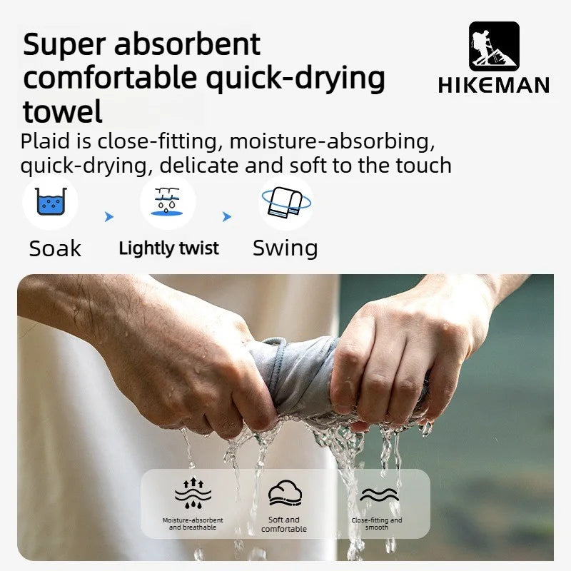 Ultra Absorbent Quick Dry Microfiber Towel Lightweight Portable Sports Towel for Gym Hiking Swimming Camping Travel Yoga