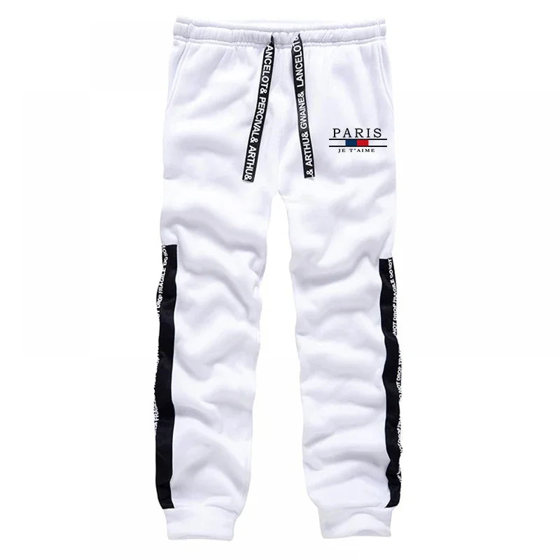 Autumn Winter Mens Tracksuit Print Casual Sweatshirts Sportswear Outdoors Sports Jogging Mens Clothing Single Piece Hoodie Pants