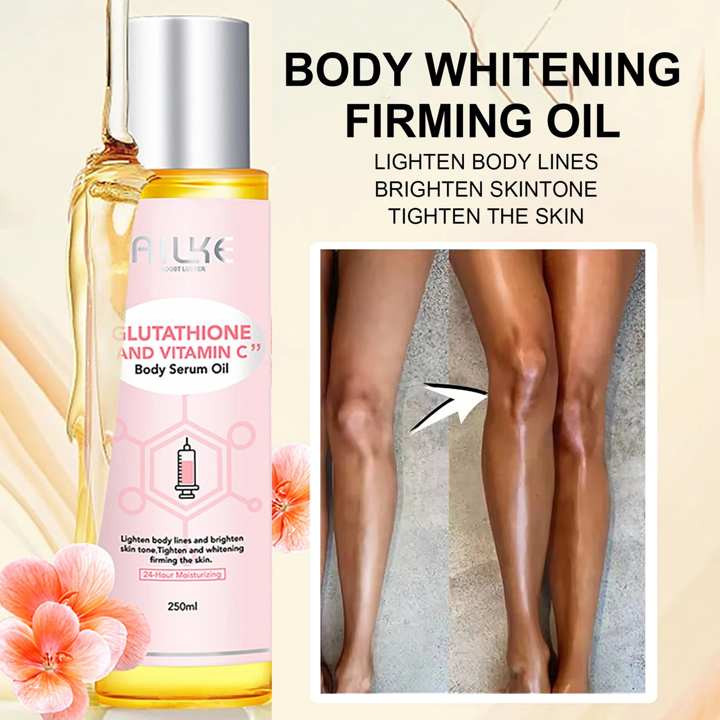 AILKE Whitening Glutathione Vitamin C Facial Lotion Moisturizer