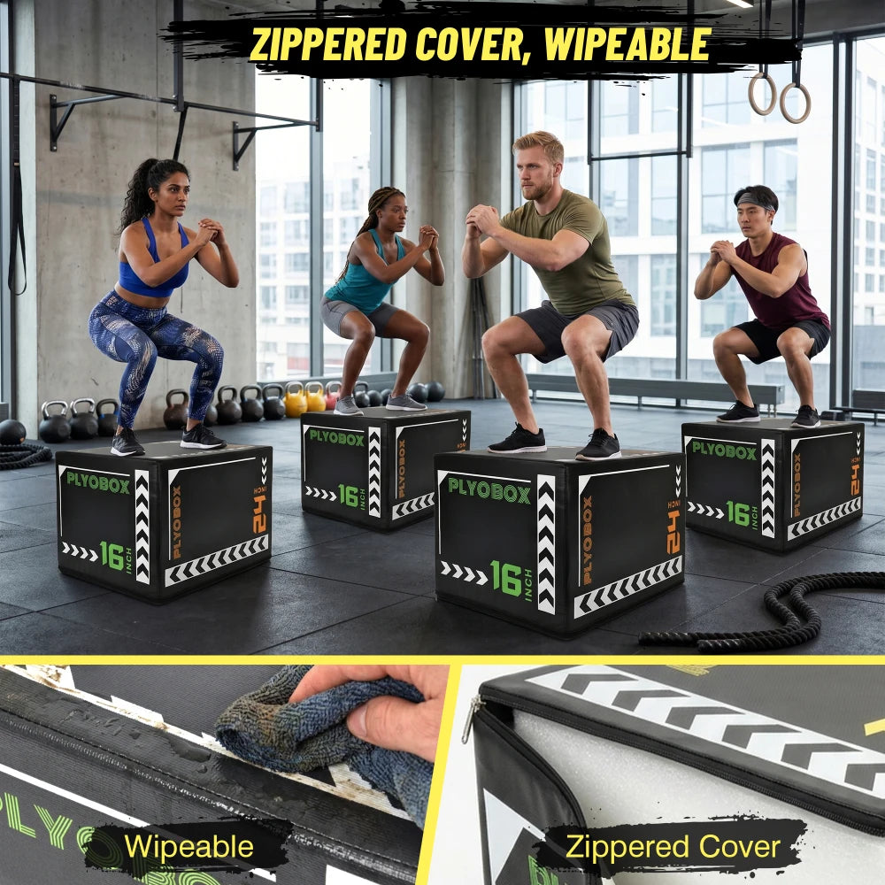 Soft Foam Plyometric Jump Box For Home Gym Training