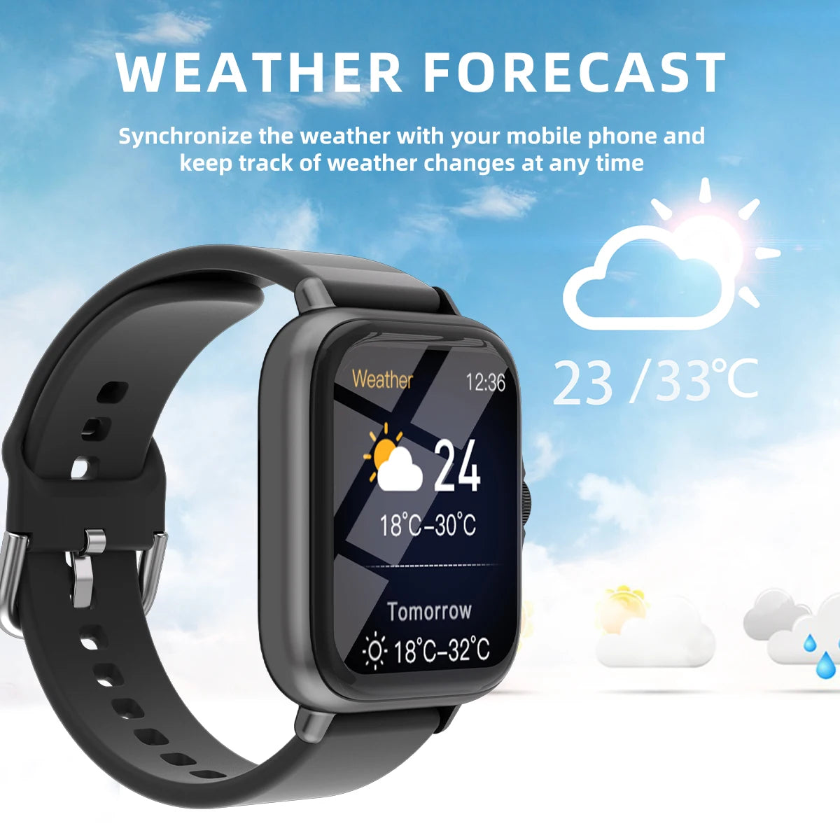 Smart Watch With Call Messaging And Sleep Fitness Tracker