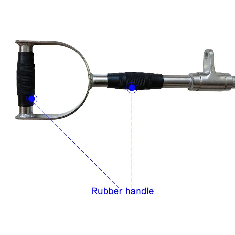 Non-slip Handle for Home Gym Tricep Training  Cable Machine Lat Pulldown Attachments Wide Grip Bar