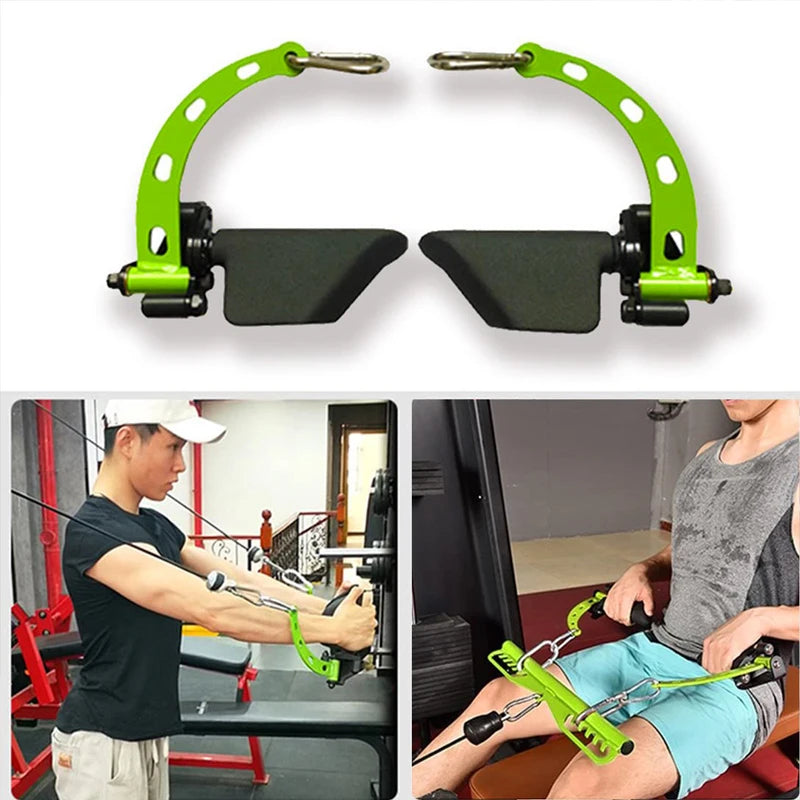 Multi-Grip Cable Machine Bar - Adjustable Lat Pulldown Attachment for Home Gym & Strength Training Equipment