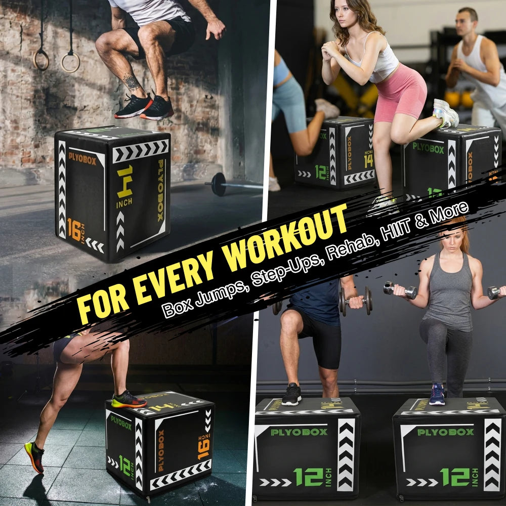 Soft Foam Plyometric Jump Box For Home Gym Training