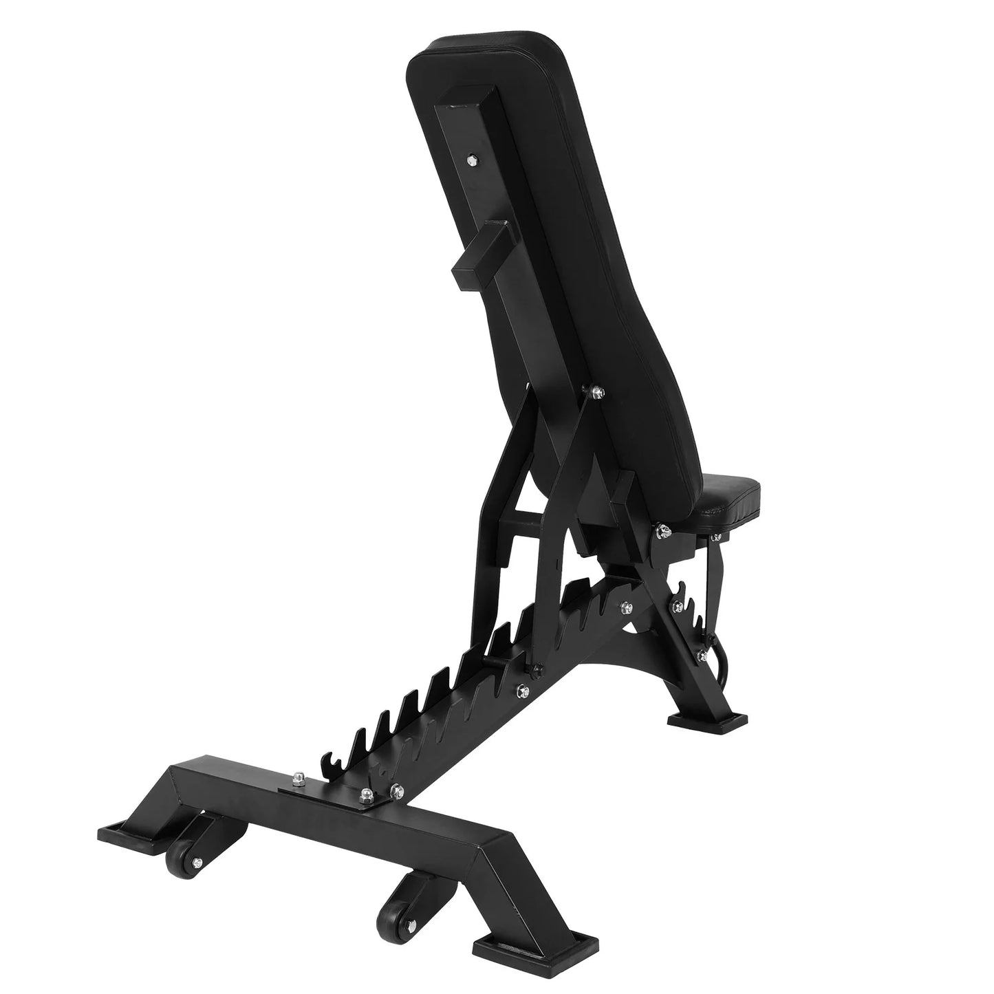 Weight Bench Adjustable Strength Training Bench Exercise Bench for Home Garage Gym