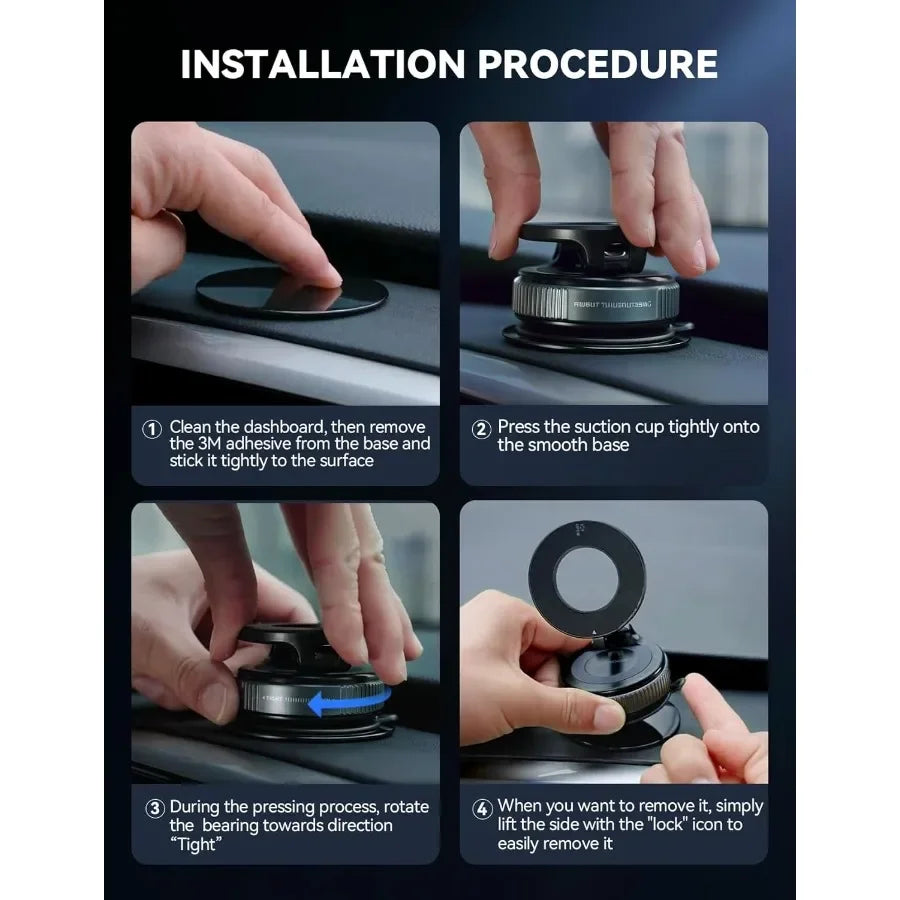 Joyroom MagSafe Suction Car Phone Mount for iPhone 16 Pro