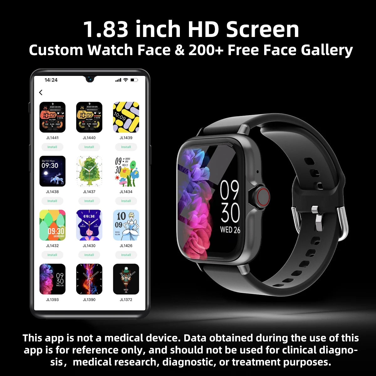 Smart Watch With Call Messaging And Sleep Fitness Tracker