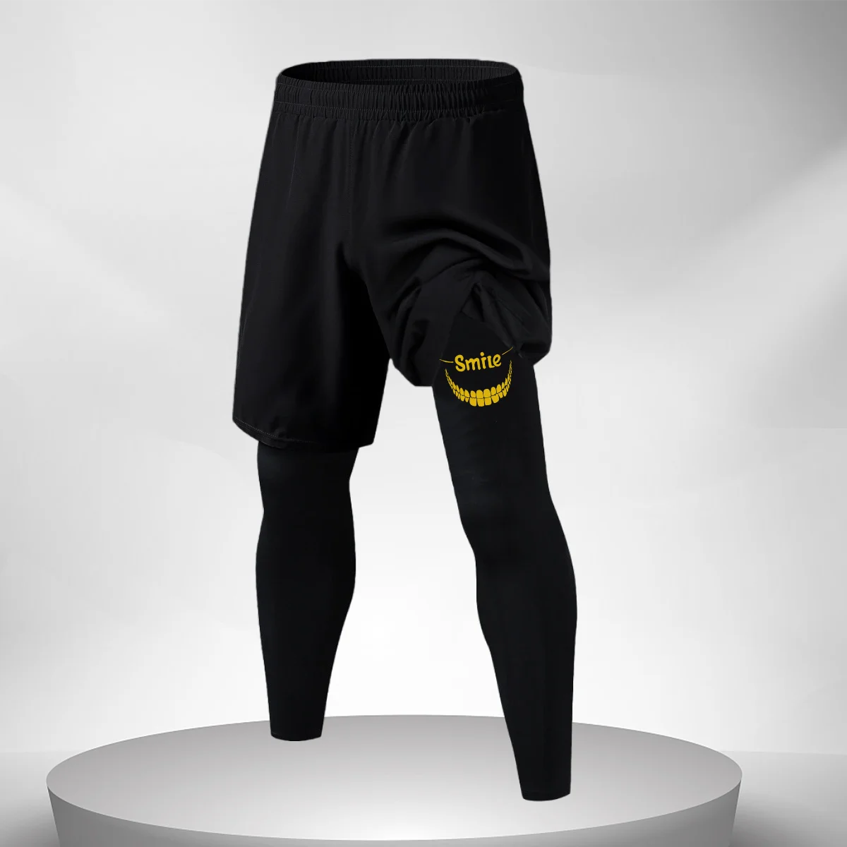 Fitness Training Pants Men's Running Compression Pants Quick Dry Gym Workout Leggings Male Sport Bottom