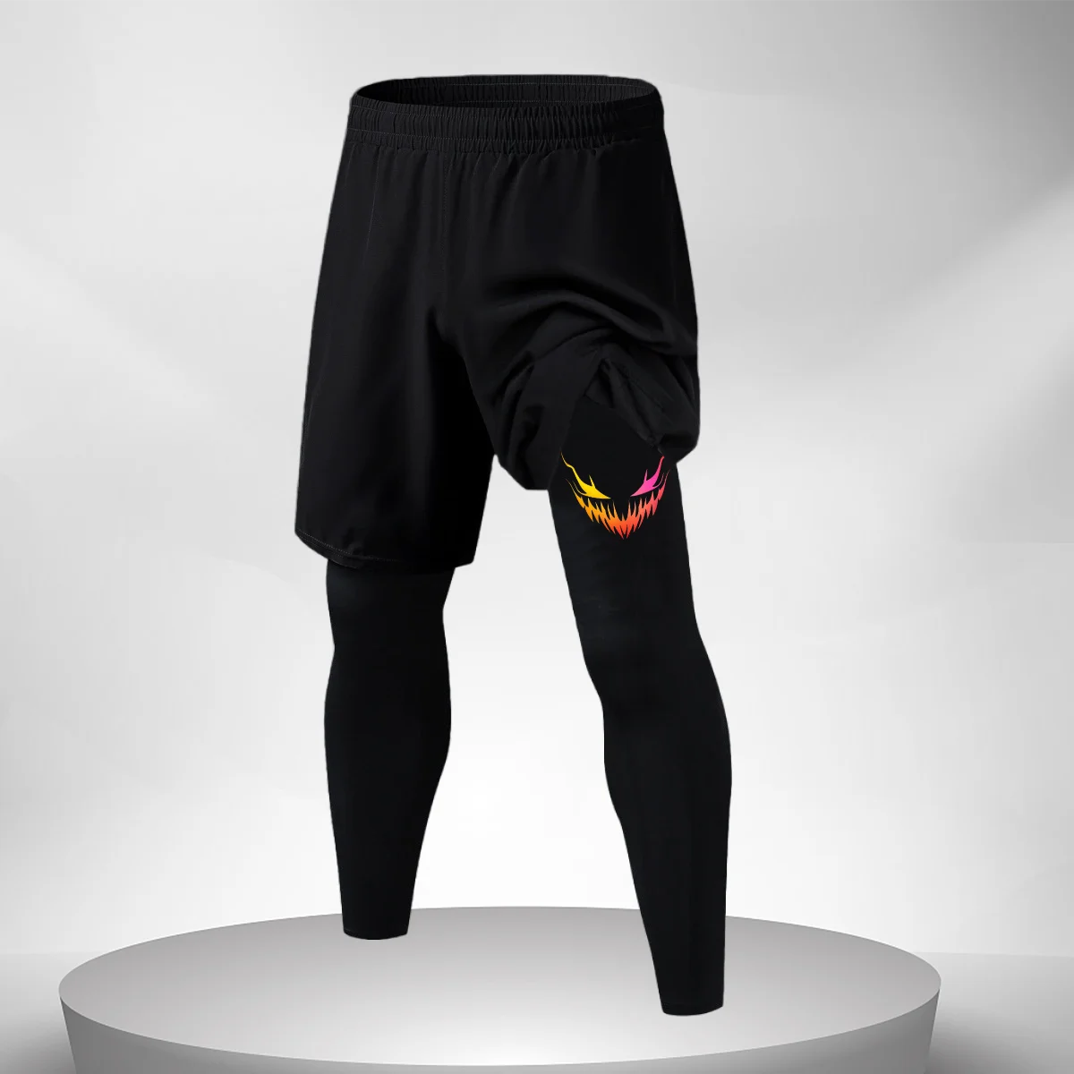 Fitness Training Pants Men's Running Compression Pants Quick Dry Gym Workout Leggings Male Sport Bottom