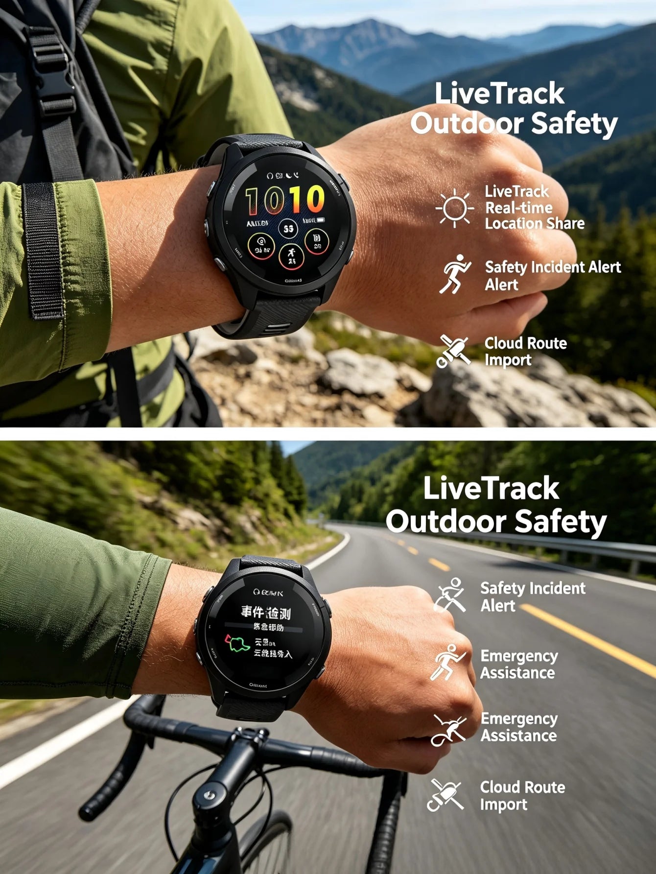 Garmin Forerunner 265 GPS Running Smartwatch – Multi‑Band GPS, Wrist Heart Rate & SpO2,, Advanced Training Status, Body Battery, Sleep Monitor, Waterproof Fitness Tracker for Men Women
